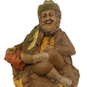 Tom Clark figurine gnome elf SIGNED sculpture Grits cowboy western vtg gift camp